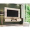 Manhattan Comfort Vernon 62.99 Floating Entertainment Center, Off White and Cinnamon 236BMC12 - alternate 5